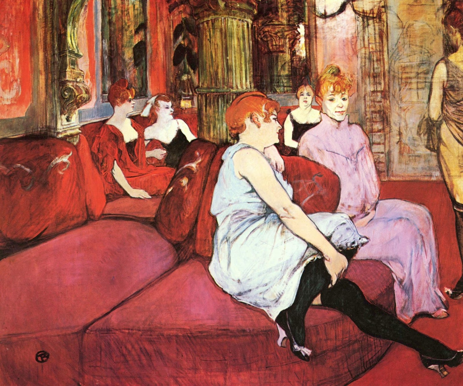 „W salonie przy ulicy Des Moulins”, 1894