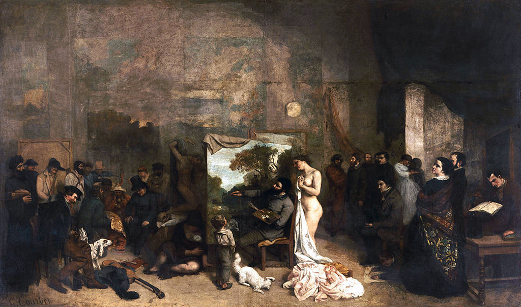 gustav-courbet_pracownia-artysty1855, musée d_orsay w paryżu